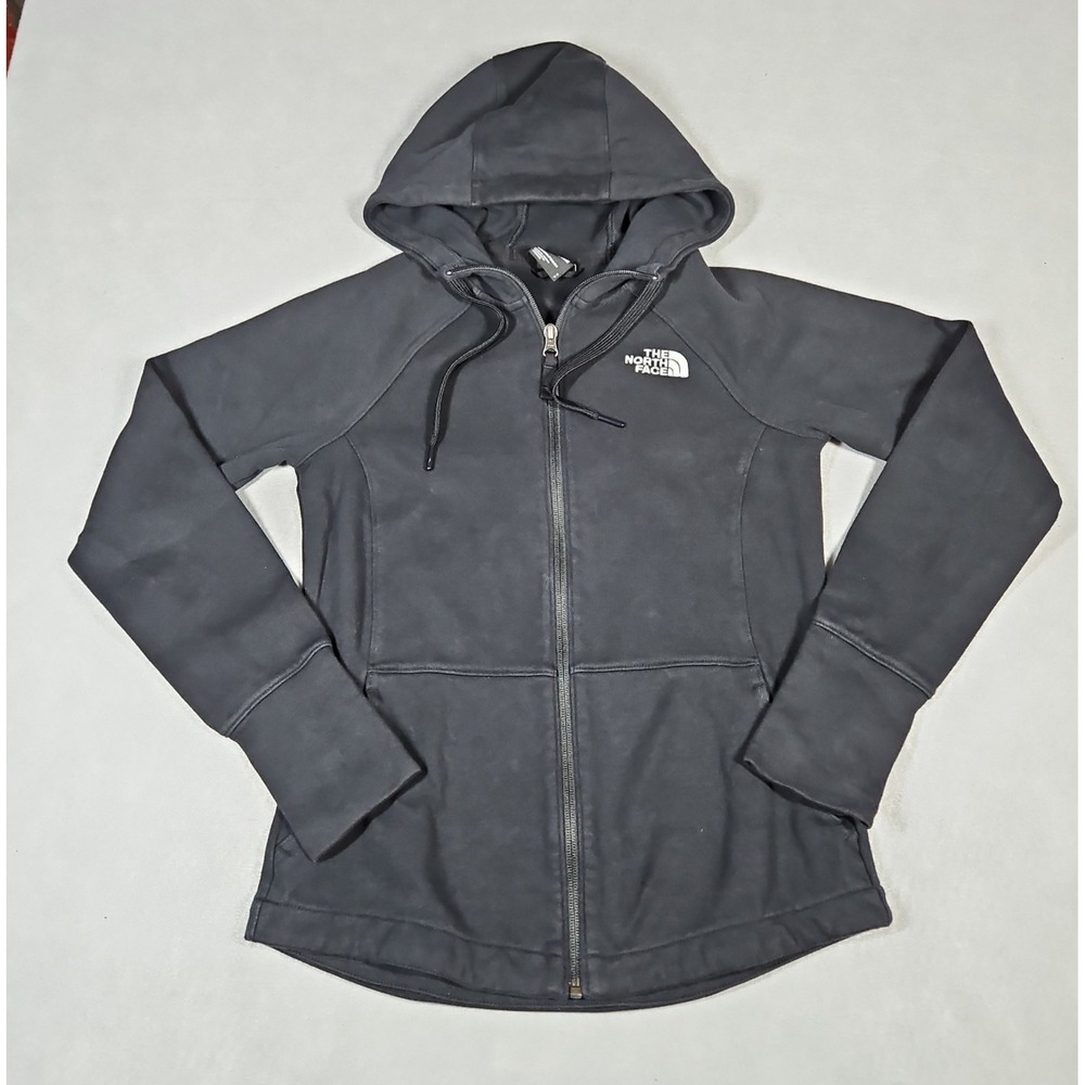 The North Face Womens Black Full Zip Hoodie Size Small